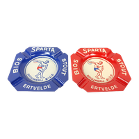 2 Blikken Asbakjes Sparta Bier