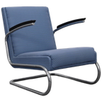 Buisframe Fauteuil S411 - W.h. Gispen Voor Mücke Melder, 1960s thumbnail 1