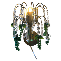 10 Beschikbaar Groene Druiven Wandlampen Vintage Kristal