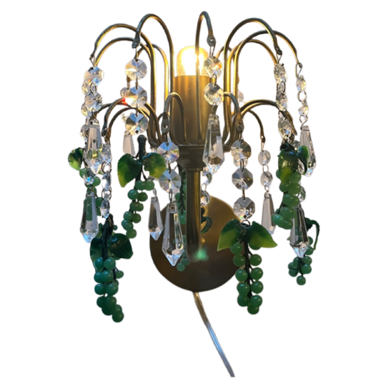 10 Beschikbaar Groene Druiven Wandlampen Vintage Kristal 1