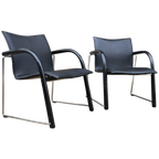 2 X Thonet S340 / Black Leather / Wulf Schneider / Ulrich Böhme thumbnail 1