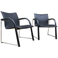 2 X Thonet S340 / Black Leather / Wulf Schneider / Ulrich Böhme