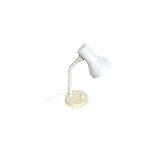 Witte Bureaulamp Vintage Seventies 1