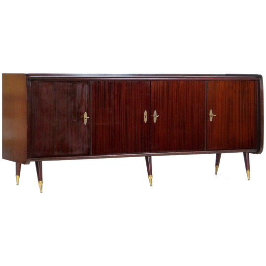 Vintage Art Deco Dressoir Met Stijlvolle Poten, Jaren 20-’30 1