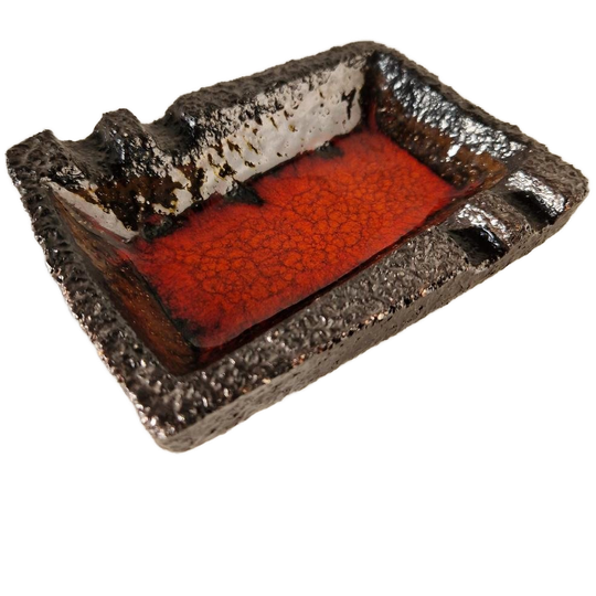 Vintage Keramieke Asbak Jaren 60 Lava Keramiek 1