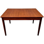 Vintage Uitschuifbare Tafel Uitschuiftafel Teakhouten Tafel thumbnail 1