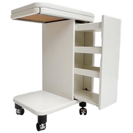 Vintage Bedtrolley Of Nachtkastje Op Wieltjes, 1970'S 1