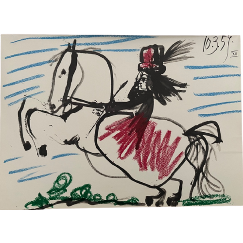 Pablo Picasso (1881-1973) - Jacqueline A Caballo