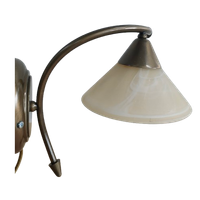 Vintage Muurlamp Massive Met Alblasten Kap