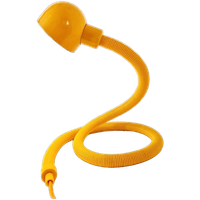 Hebi Tafellamp Snake Light Gele Slang Lamp Vintage Design