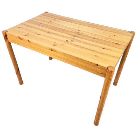 Vintage Grenen Pine Rechthoekige Eettafel Deens Design ‘60 1