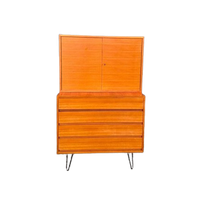 Vintage Kast Secretaire Highboard