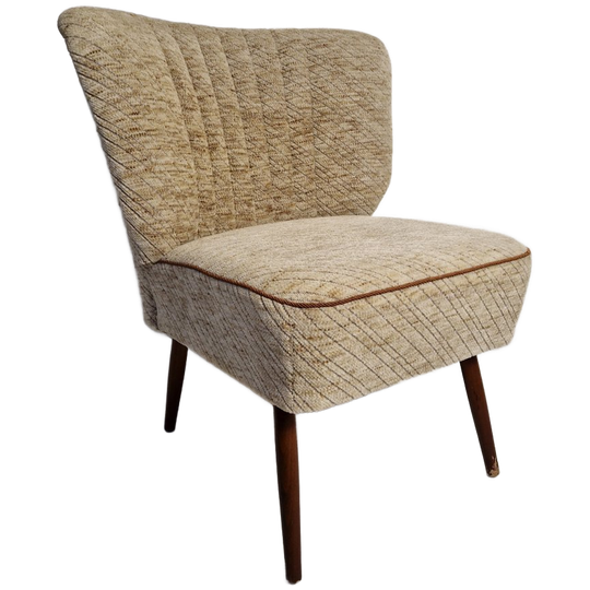 Toffe Vintage Cocktail Stoel, Jaren 70 1