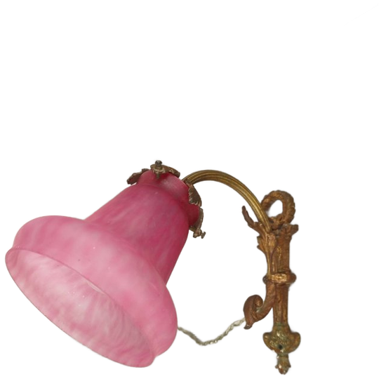 Antiek Bronzen Wandlampje 1