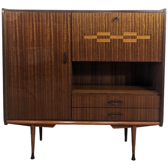 Hoog Buffetkast In Mid-century Moderne 1