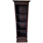 Teakhouten Boekenkast Afm. 58x34cm En 181cm Hoog thumbnail 1