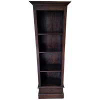 Teakhouten Boekenkast Afm. 58x34cm En 181cm Hoog