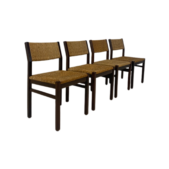 Set Of 4 Vintage Dining Chairs By Martin Visser For 'T Spectrum (1950S/1960S) 1