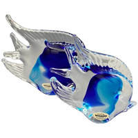 Set Vissen Kristalglas Kisslinger Tirol Blauw