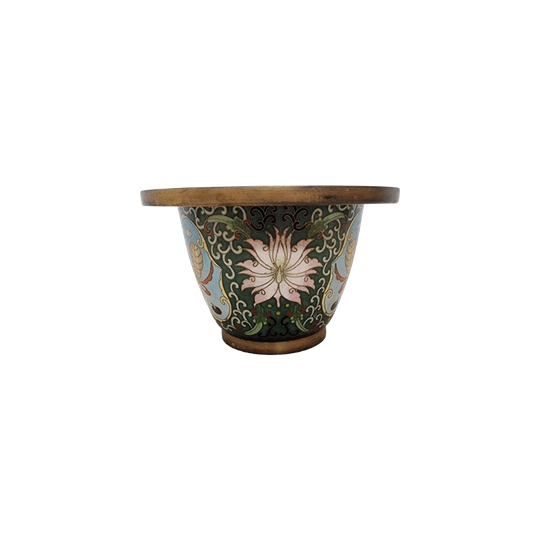 Vintage Chinees Cloisonne Bloempot 1