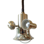 Vintage Herda Lamp Hanglamp Chroom Jaren 60 thumbnail 1