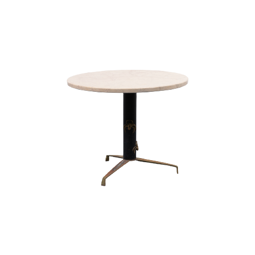 1960’S Unique Italian Modern Marble Side Table / Bijzettafel