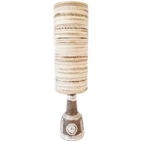 Vintage Schemerlamp Keramieke Vaas Lamp Deense Lamp