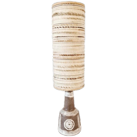 Vintage Schemerlamp Keramieke Vaas Lamp Deense Lamp 1
