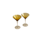 Amber Kleurig Martini,- Cocktail Glas thumbnail 1