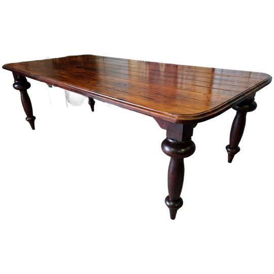 Klassieke Engelse Eettafel Afm. 241x116cm En 78cm 1