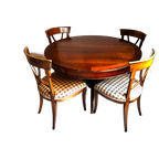 Antieke Eethoek Eettafel Assi D’asolo 120 Én 160 + Stoelen thumbnail 1