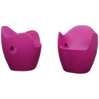 Set Of 2 Armchairs “o-nest” By Tord Boontje For Moroso, 2006 Fuchsia thumbnail 1