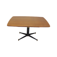 Vintage Uitklapbare Eettafel, G-Plan - Brits Design, Ovaal, Jaren '60 | 01449