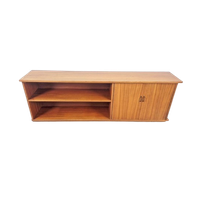 Vintage Teak Dressoir Sideboard Scandanivisch Boekenkast '60