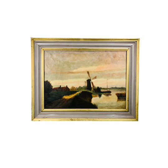 Schilderij Hollands Landschap 1