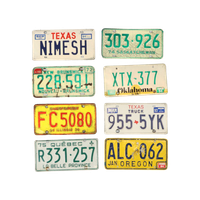 Lot Oude Amerikaanse Nummerplaten Mancave Verzamelitems Jaren 70-90