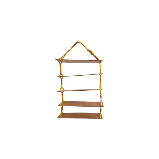 Vintage Macrame Schapjes / Wandrekje / Muurhanger, Boho 1