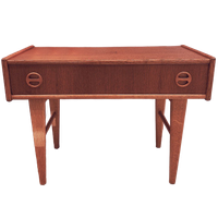 1950'S Swedish Mid-Century Teak Side Table / Hall Cabinet