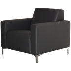 Davant Steff Fauteuil, Grijs, 4-Poot Onderstel thumbnail 1