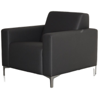 Davant Steff Fauteuil, Grijs, 4-Poot Onderstel
