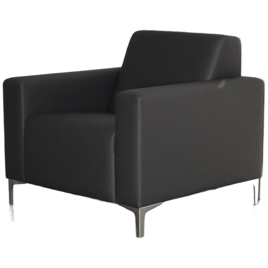 Davant Steff Fauteuil, Grijs, 4-poot Onderstel 1
