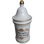 Limoges "Oleum Cacao" Voorraadpot. thumbnail 1