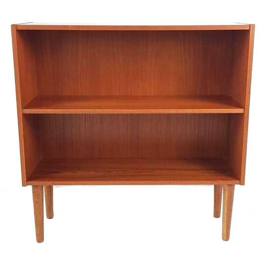 Vintage Teak Deens Kastje | Boeken | Wandkast 1