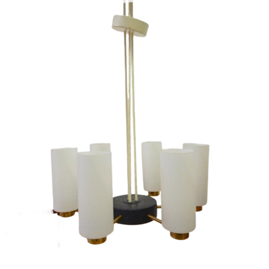 Xl Vintage Lamp Hanglamp Plafondlamp 60s Kroonluchter 1