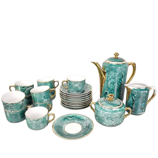 Vintage Baudour Servies 10 Personen 1