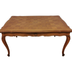Vintage Landelijke Eettafel Eetkamertafel Tafel Uitschuifbaar 405 thumbnail 1