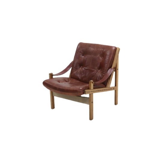 Hunter Safari Chair By Torbjørn Afdal For Bruksbo 1960s 1