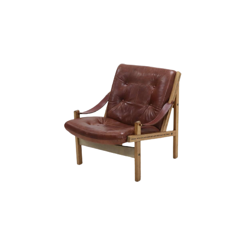 Hunter Safari Chair By Torbjørn Afdal For Bruksbo 1960S