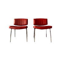 2X Vintage Conseil Chairs By Pierre Gauriche For Meurop,Ca60