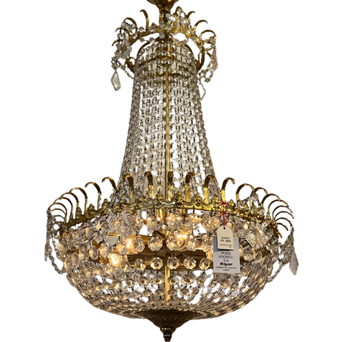 Peris Andreu Kristallen Kroonluchter Vintage Hanglamp Design Lamp